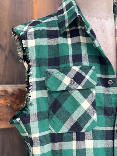 Jag bomb Sleeveless Flannel